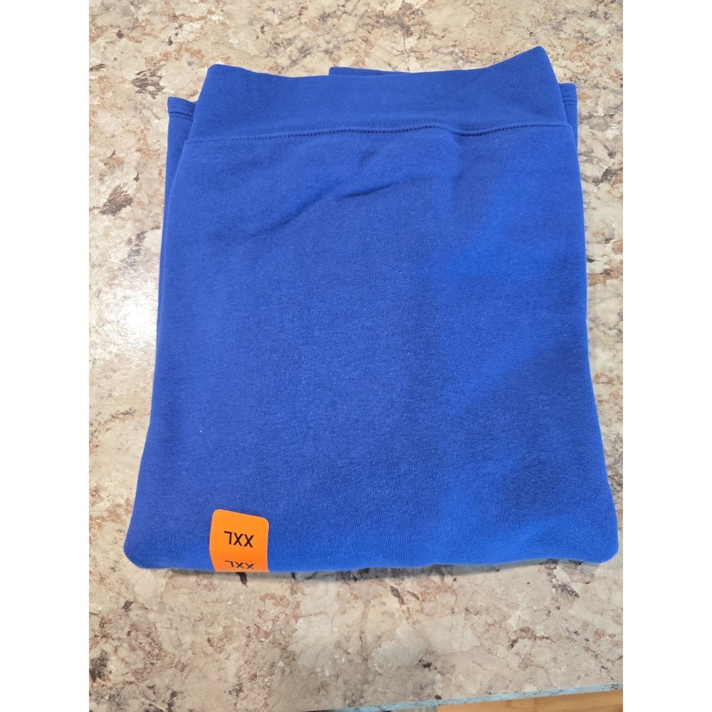Esprit Women's XXL Blue Cotton Fleece Crewneck Logo Pullover Sweatshirt - Picture 6 of 6